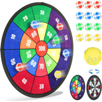 BELLOCHIDDO Double Sided Dart Board with Sticky Balls – Kids’ Toy Gift