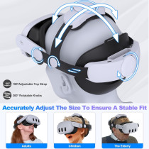 Kawaye Comfort Adjustable Head Strap for Meta Quest 3/2 VR Headset