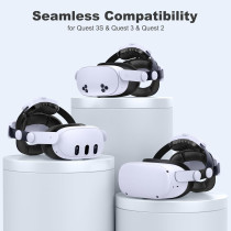 Kawaye Comfort Adjustable Head Strap for Meta Quest 3/2 VR Headset