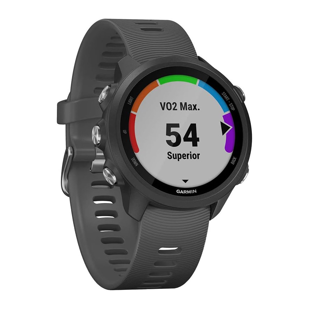 Garmin Forerunner 245 GPS Running Smartwatch - Slate Gray (Renewed)