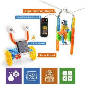 STEM Robotics Kits for Kids 6-12 | Robot Building & Science Toys