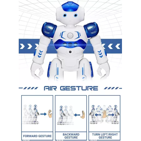 Robot Télécommandé KingsDragon: Programmable, Educatif & Super Fun! Cadeau Idéal 3-8 Ans