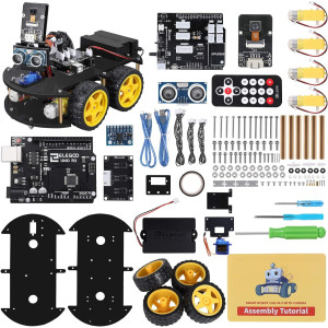 ELEGOO UNO R3 Smart Robot Car Kit V4 for Arduino Robotics Kids STEM Gift