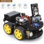 ELEGOO Voiture Robot Intelligente: Kit STEM Programmable et Facile à Assembler, Contrôle Smartphone, 8+