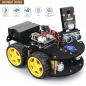 ELEGOO Voiture Robot Intelligente: Kit STEM Programmable et Facile à Assembler, Contrôle Smartphone, 8+