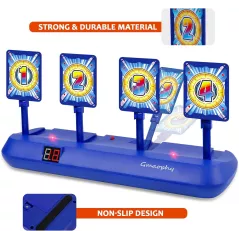 Cibles de Tir Électroniques GMAOPHY avec 2 Pistolets Fléchettes
