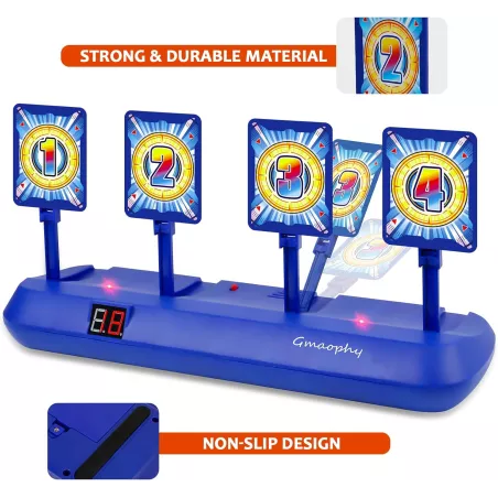 Cibles de Tir Électroniques GMAOPHY avec 2 Pistolets Fléchettes