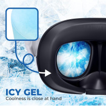 DESTEK Cooling Face Pad for Meta/Oculus Quest 3 with Replacement Cushions
