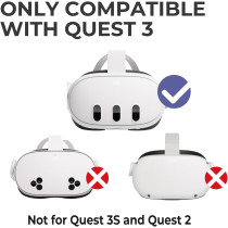 DESTEK Cooling Face Pad for Meta/Oculus Quest 3 with Replacement Cushions