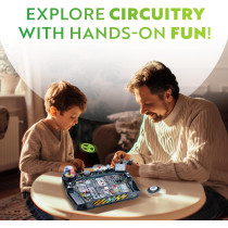 Playz Electrical Circuit Board Kit for Kids | 328+ STEM Projects Ages 8-13+