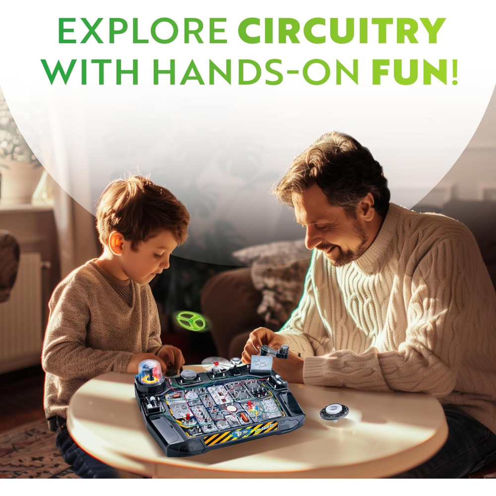 Playz Electrical Circuit Board Kit for Kids | 328+ STEM Projects Ages 8-13+
