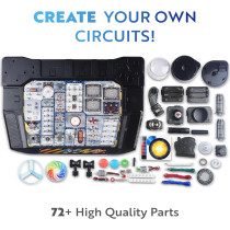 Playz Electrical Circuit Board Kit for Kids | 328+ STEM Projects Ages 8-13+