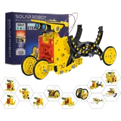 Kit Robot Solaire 12-en-1: Le Cadeau STEM Idéal pour les Jeunes Inventeurs (8-12 Ans)
