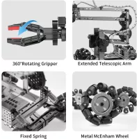 Robot Bras Robotique 360° Télécommandé - Kit STEM 103 pcs
