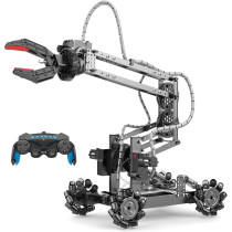 Flexible 103-Pc Robot Arm Kit with Remote Control & 360° Gripper - STEM Gift