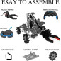 Robotic Arm Kit: 360° Rotation, Remote Control, STEM Toy - Build Your Own Robot!