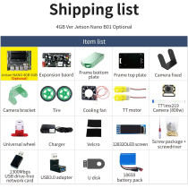 Yahboom Jetson Nano 4GB AI Robot Kit – Programmable Python ROS Starter
