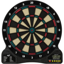 Fat Cat GLD 727 Electronic Dartboard – 15+ Games, Auto-Scoring, Compact