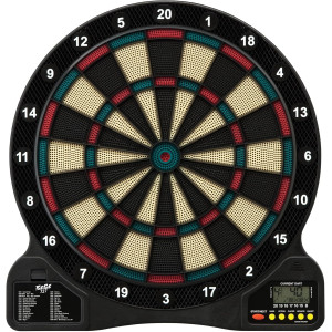 Fat Cat Electronic Dartboard 15+ Jeux, Auto-Score, Compact