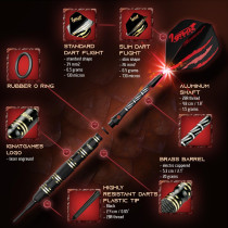 IgnatGames Premium Soft Tip Darts – 6/12 Pack Brass Barrels & Accessories
