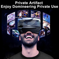 VR Headset for iPhone & Android | 3D VR Glasses with Controller, Adjustable