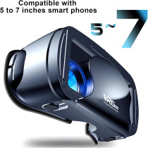 VR Headset for iPhone & Android | 3D VR Glasses with Controller, Adjustable