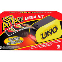 Mattel UNO Attack Card Game with Lights & Sounds – 112 Cards, Ages 7+