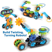 Gears! Gears! Gears! Robot Building Set - 116 Pieces STEM Toy for Kids