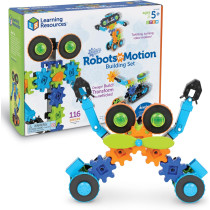 Gears! Gears! Gears! Robot Building Set - 116 Pieces STEM Toy for Kids
