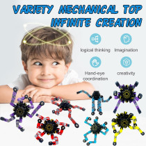 4PCS Fidget Spinners for Kids & Adults – Stress Relief ADHD Toys Gift