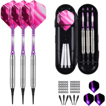 Colorful Soft Tip Darts Set - 18g & 21g with Accessories for Electronic Boards