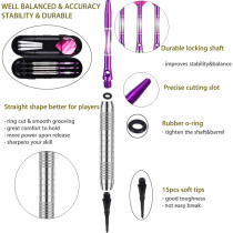 Set Fléchettes Soft Tip 18g/21g Rainbow avec Accessoires