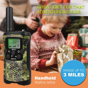 Walkie Talkies for Kids 22 Channel 3-Mile Range Durable Toy Gift