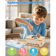 Poraxy STEM Science Kits for Kids 8-16 - Build FM Radio & Circuits DIY