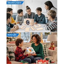 Poraxy STEM Science Kits for Kids 8-16 - Build FM Radio & Circuits DIY