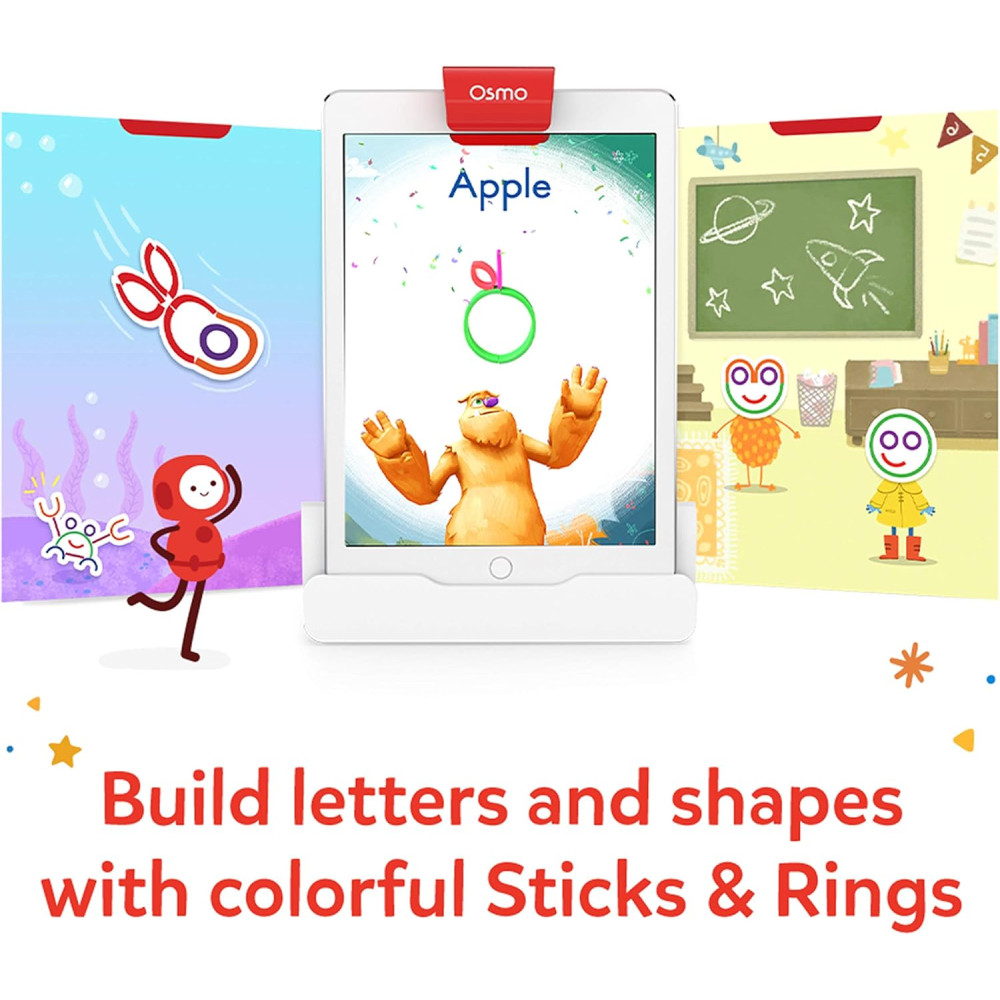 Osmo Little Genius Sticks & Rings - Educational STEM Toy for Ages 3-5