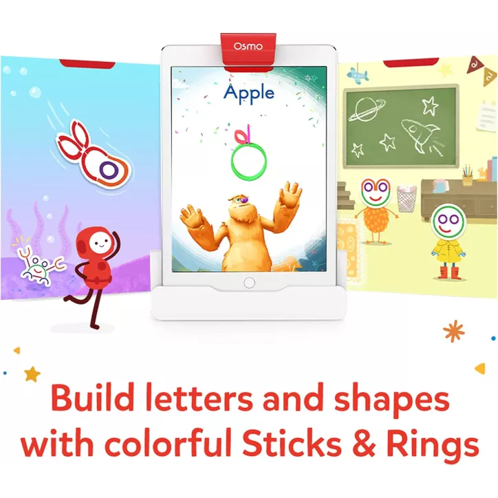 Osmo Little Genius: Jeux Educatifs Interactifs pour Enfants (3-5 ans) - Apprentissage Ludique iPad & Fire