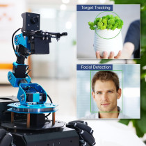 ROS Robotic Arm Kit with Raspberry Pi 5 8GB, AI Vision & 6DOF Control