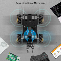 ROS Robotic Arm Kit with Raspberry Pi 5 8GB, AI Vision & 6DOF Control