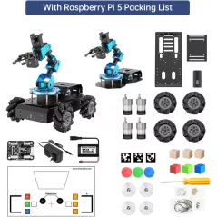 Bras Robotique ROS avec Raspberry Pi 5 8GB - Kit Robot Intelligent