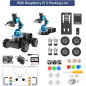ArmPi Pro: AI Vision ROS Robotic Arm Kit - Raspberry Pi 5, 6DOF, Mecanum Chassis