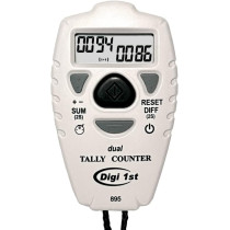 TC-895 Digital Dual Tally Counter – Electronic Up/Down Handheld Clicker