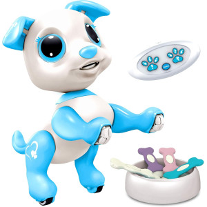Robo Pets Robot Dog Toy for Kids - Remote Control, Interactive & LED