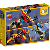 LEGO Creator 3-en-1 Super Robot : Kit de construction créatif 7+