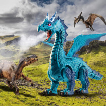 Discovery Kids RC Dragon Smoke Toy – Realistic Roaring, Light-Up & Remote Control