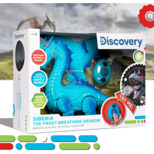 Discovery Kids RC Dragon Smoke Toy – Realistic Roaring, Light-Up & Remote Control