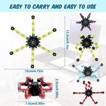 10 pcs Fidget Spinners Déformables – Jouets Anti-Stress Créatifs