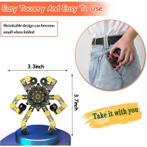 10 pcs Fidget Spinners Déformables – Jouets Anti-Stress Créatifs