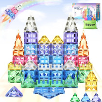 Blocs Magnétiques Enfants Jouets STEM Cadeau Anniversaire 3-8+