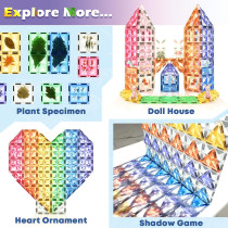 Blocs Magnétiques Enfants Jouets STEM Cadeau Anniversaire 3-8+
